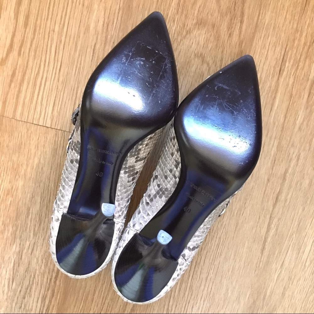 Burberry python pumps - Picture 6 of 8